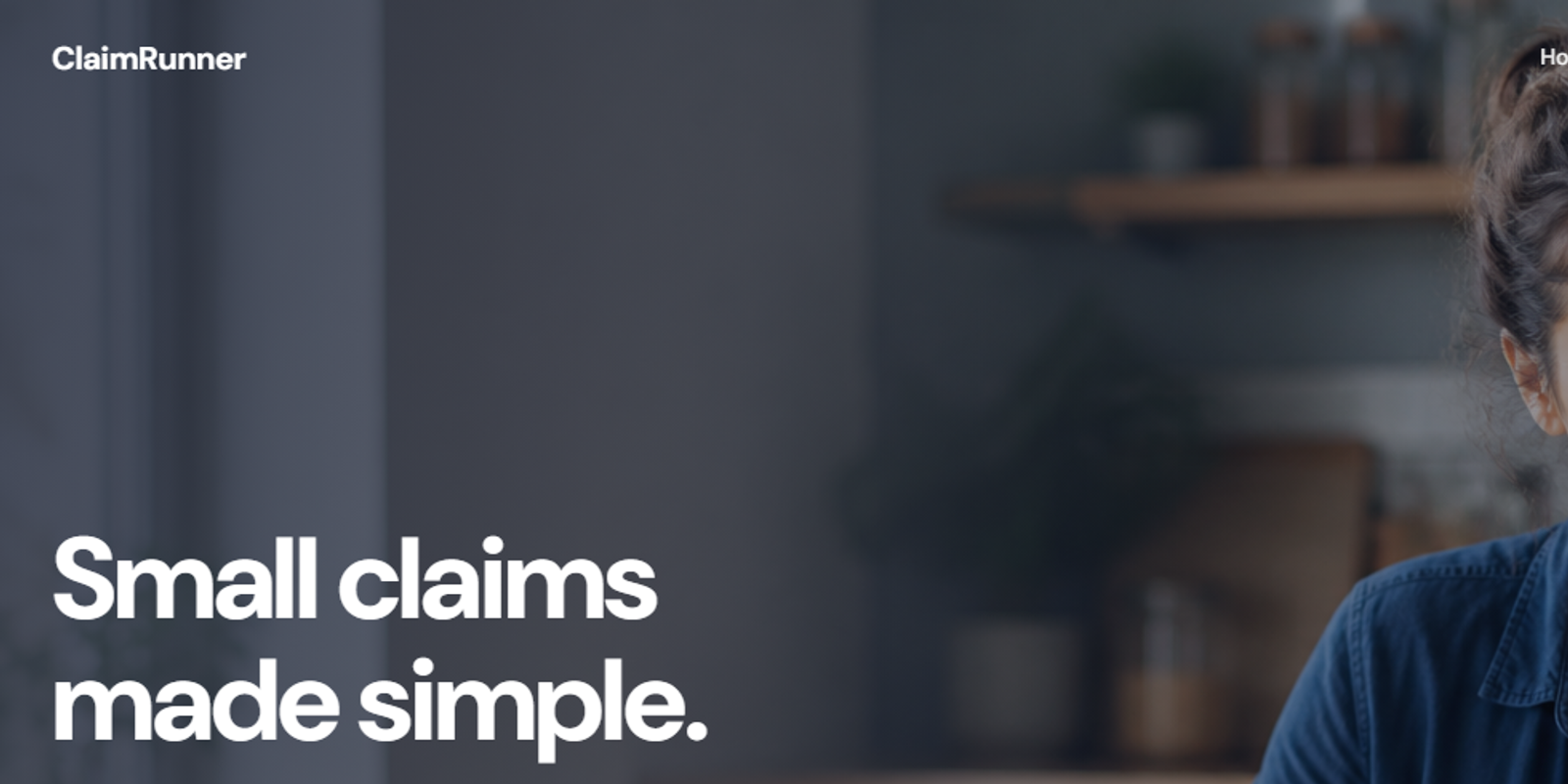 ClaimRunner homepage