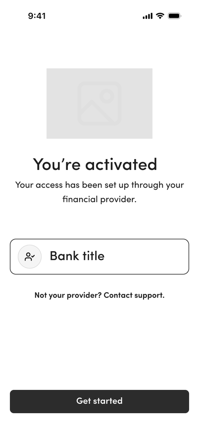 Lo-fi activation confirmation