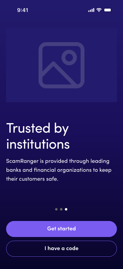 Gallery slide: trusted by institutions